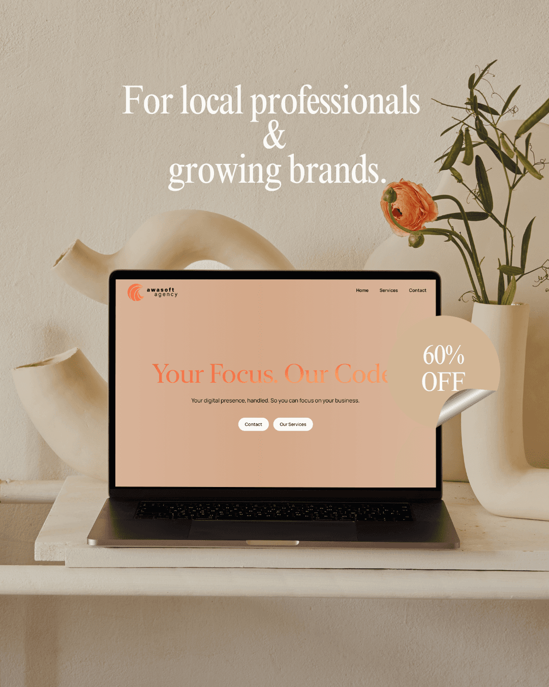 Awasoft Agency Websites for local professionals and businesses
