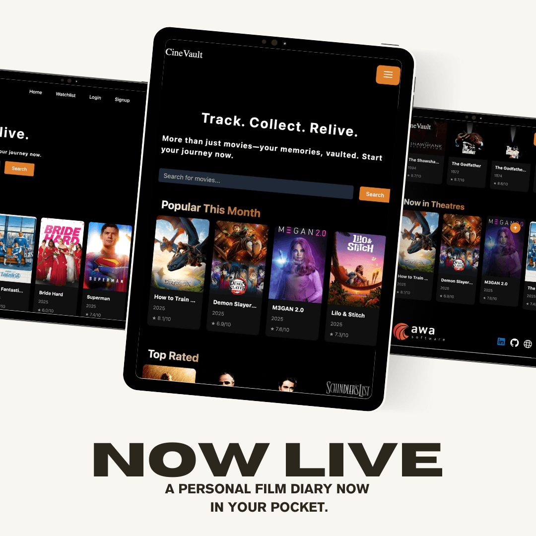Cinevault Movie Website | Film Sitesi